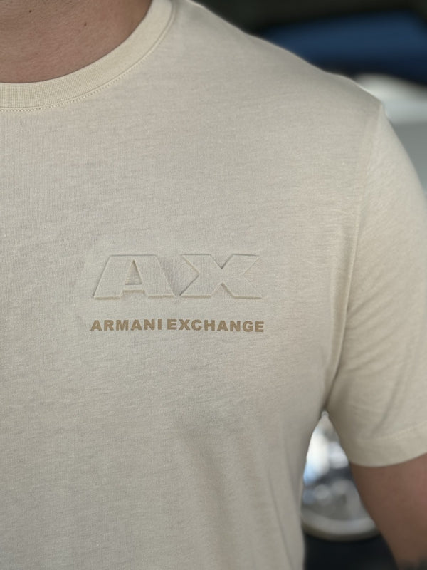 Camiseta Armani Exchanger Regular Fog Masculino