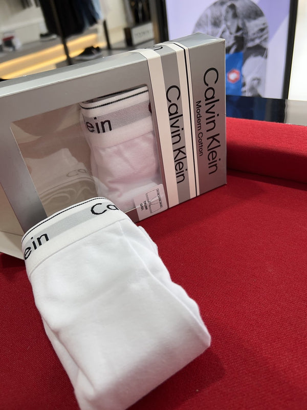 Cueca Calvin Klein Kit com 2 Peças Masculino Branco