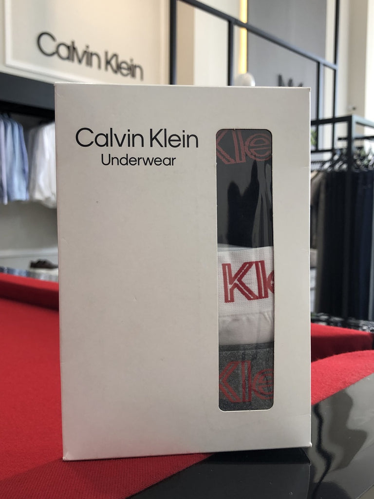 Cueca Calvin Klein Boxer Kit com 3 Peças sem Costura Masculino Branco/ –  Mr. Boss