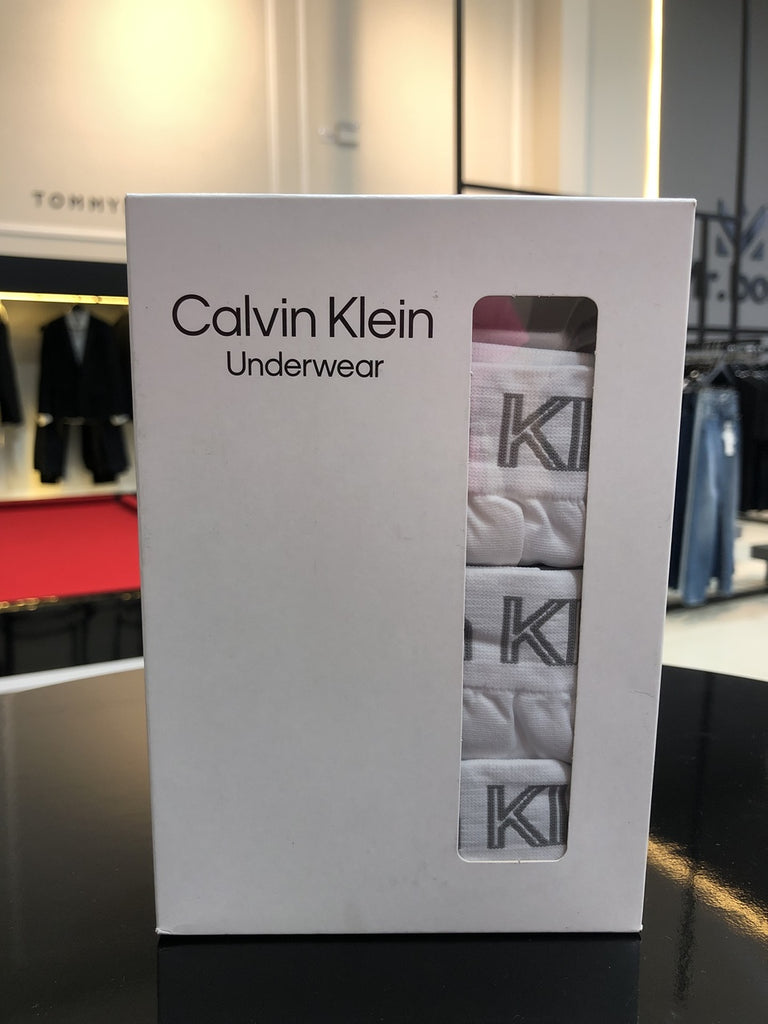 Cueca Calvin Klein Boxer Kit com 3 Peças Sem Custura Masculino Branco – Mr.  Boss